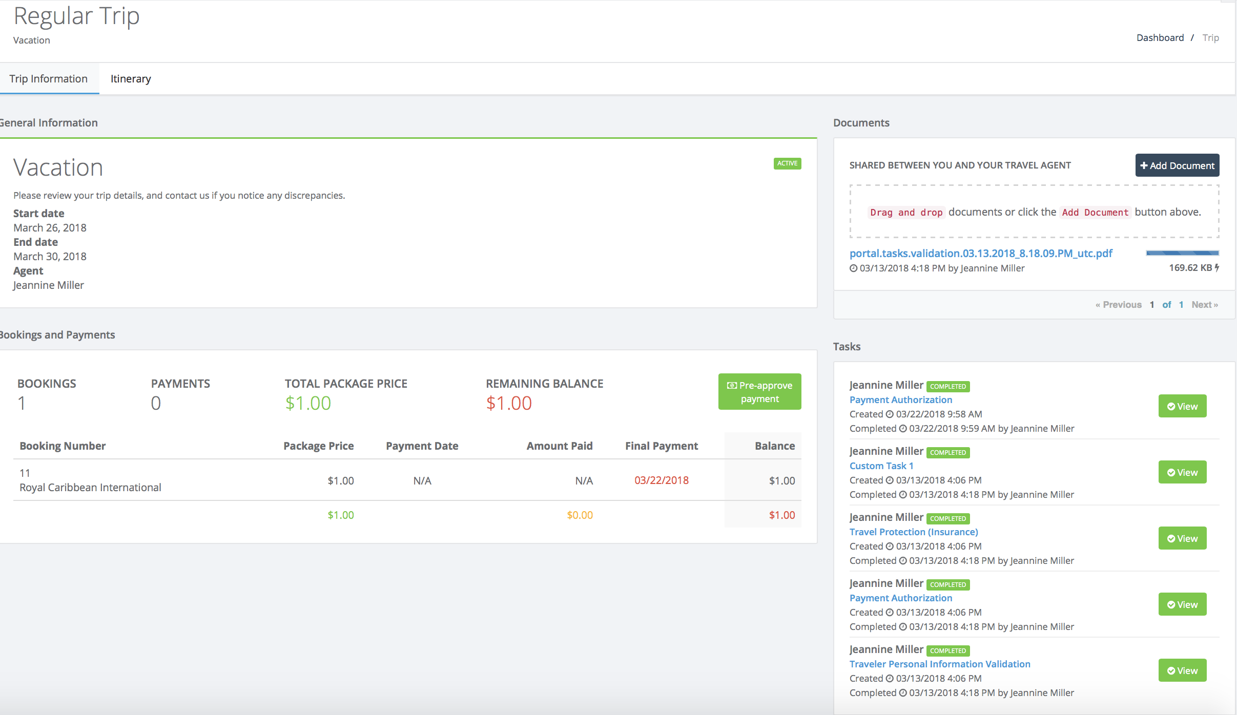 regular client portal