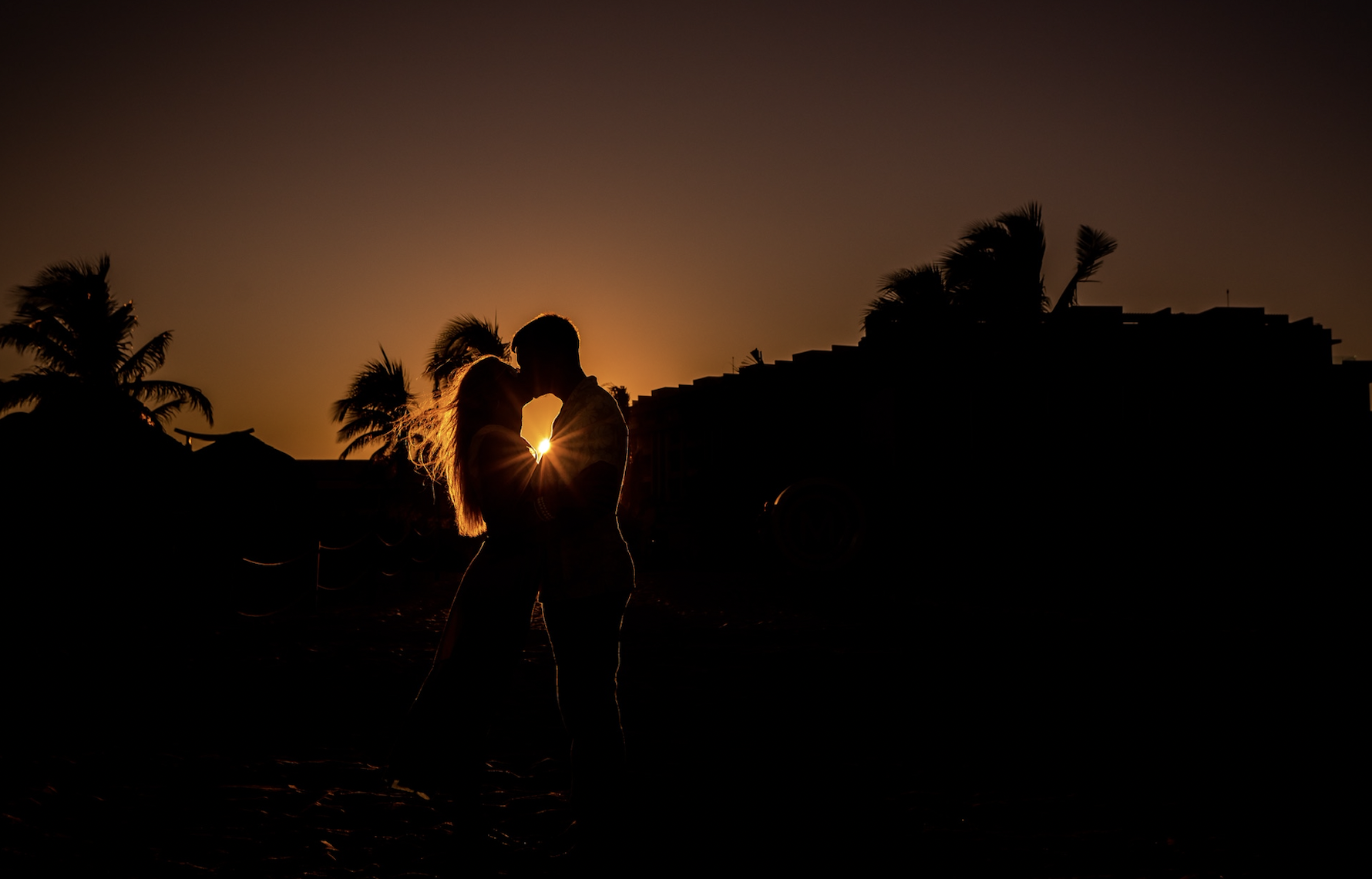 Sky Land and Sand Sunset